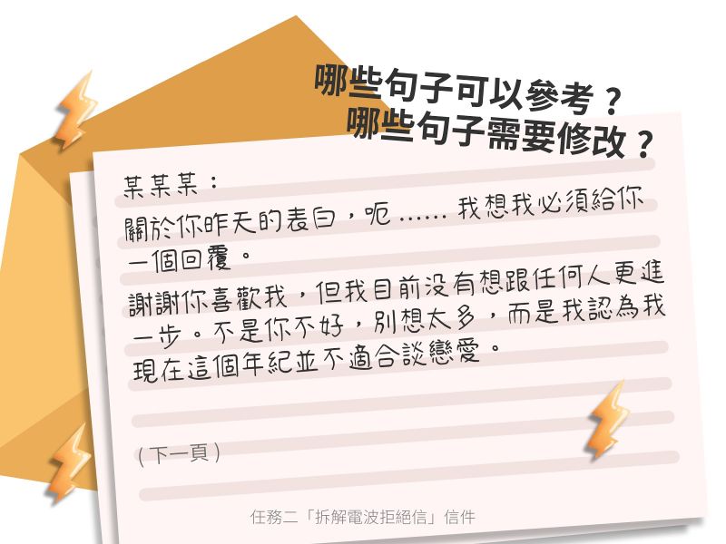 千德爾L5「電波星」告柏與拒絕課程內容